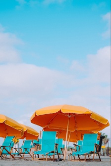 Blue sky clouds fresh scenery mobile wallpaper