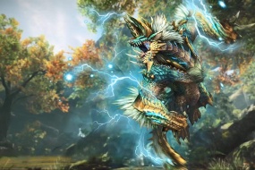 Monster Hunter Thunder Wolf Dragon HD Computer Wallpaper