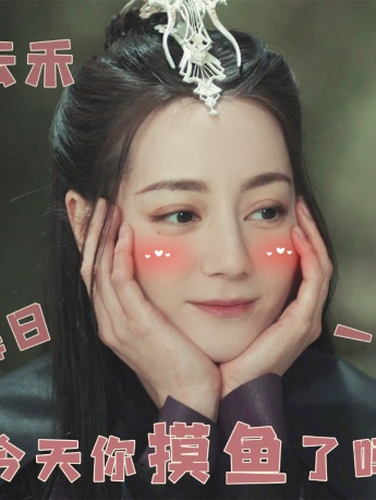 《與君初相識》熱巴摸魚表情包