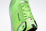 Reebok Los Angeles Salon co-branded green shoes displayed from multiple angles