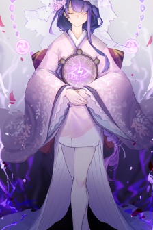 原神雷神性感寫真手機壁紙