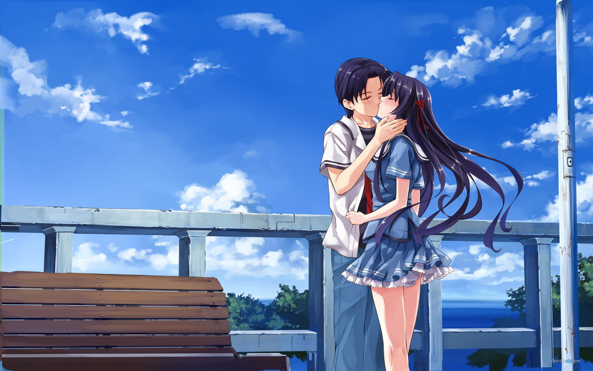 Kissing Anime Wallpapers - bigbeamng