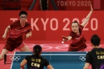 Xu Xin and Liu Shiwen won the silver medal in mixed doubles
