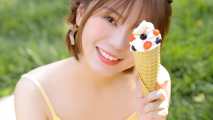 小清新可爱少女写真壁纸