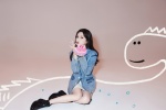 Meng Ziyi's creative graffiti fashion photo pictures