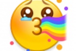 黄脸彩虹屁表情包