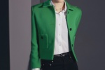 Liu Yuxin green jacket fashion photo pictures