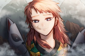 鬼滅之刃錆兔角色電腦壁紙