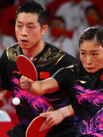 许昕刘诗雯获混双银牌