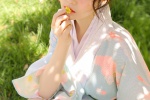 Seductive and charming photos of beauties in Japanese kimonos and uniforms