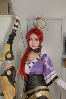 王者榮耀伽羅破魔之箭cos正片