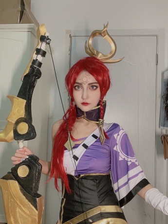 王者荣耀伽罗破魔之箭cos正片