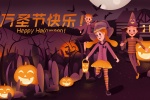 Halloween material poster HD picture wallpaper