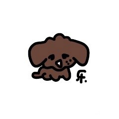 Chocolate puppy expression pack