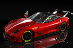 红色法拉利599图片桌面壁纸