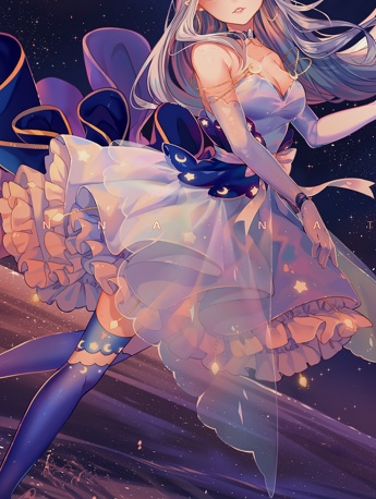 Beautiful anime illustration beauty mobile wallpaper