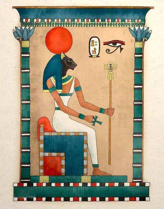 古埃及贝斯特神组图