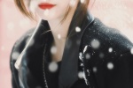 许佳琪冬日唯美手机壁纸