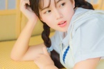 日系美女学生妹学院风清新私房写真
