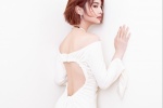 Rainie Yang glamorous and sexy photo in one-shoulder dress