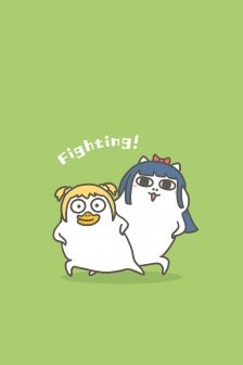 可愛幺雞卡通手機壁紙圖片