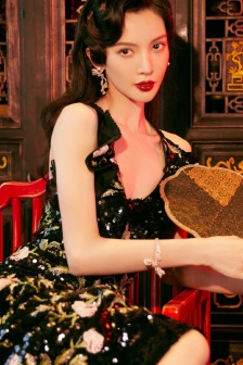 金晨怀旧复古写真手机壁纸