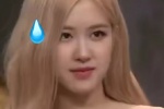 Rosé dripping sweat expression pack avatar