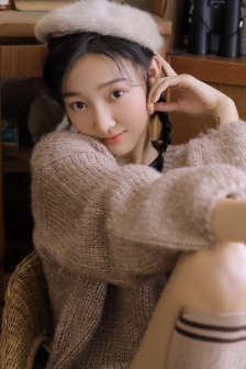 Retro sexy photo of beauty with long legs and stockings