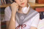 高清性感的學院制服美女寫真