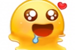 黄脸融化表情包