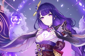 原神雷電將軍圖片桌麵壁紙