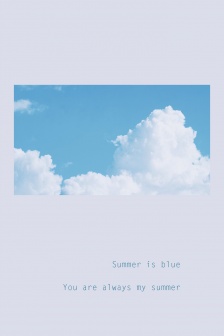 Small fresh scenery pictures and texts mobile wallpaper