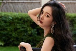 Yang Mi green dress sexy photo desktop wallpaper
