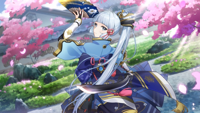 原神神里绫华动漫卡通高清电脑壁纸