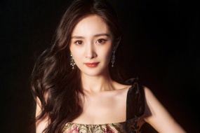 Yang Mi embroidered skirt sexy photo desktop wallpaper