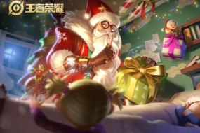 King of Glory Old Master Santa Claus HD Desktop Wallpaper