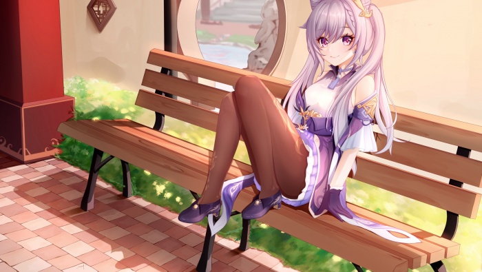 原神刻晴性感写真图片桌面壁纸