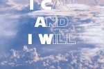 I CAN AND I WILL Fresh Landscape Wallpaper