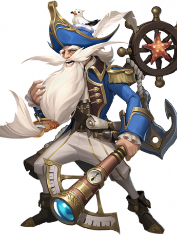 王者荣耀老夫子航海奇遇记皮肤细节展示