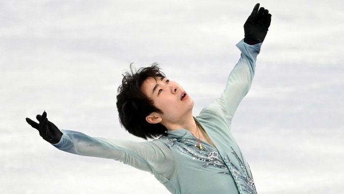 Jin Boyang men's single skating competition computer wallpaper