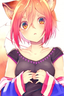 唯美可愛少女動漫手機壁紙