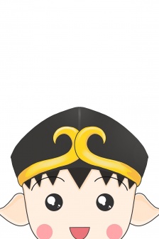 櫻桃小丸子百變造型手機壁紙