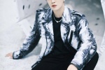Li Wenhan's cool photo of printed jacket
