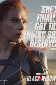 Collection of Black Widow posters
