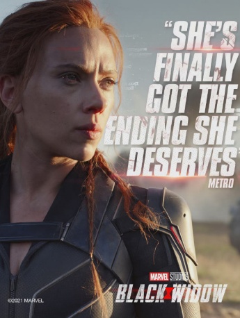 Collection of Black Widow posters