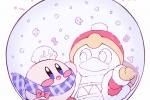 Kirby cartoon cute mobile wallpaper