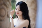 Zhao Liying sexy and sultry photo in blue dress