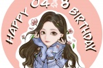 Jessica's birthday cartoon avatar