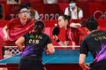 Xu Xin and Liu Shiwen won the silver medal in mixed doubles