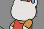 Sanrio doll scratching butt avatar
